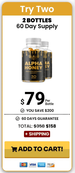 Alpha Honey gummies bottle 2